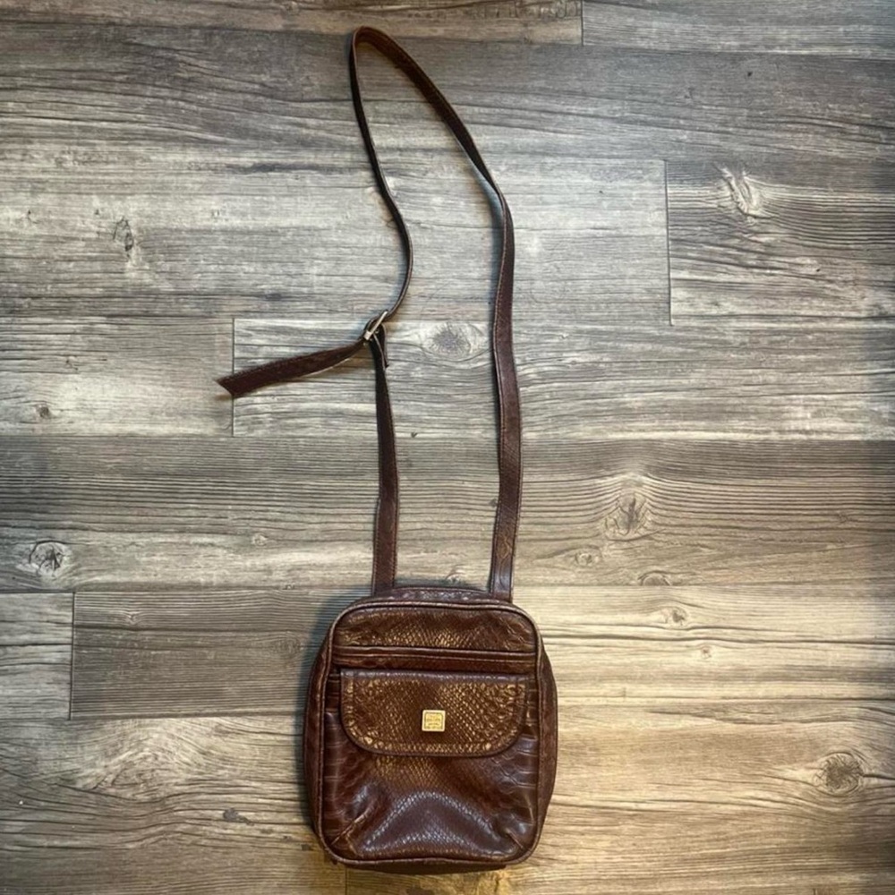 Brown Leather Crossbody Bag
